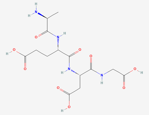 Two-dimensional chemical structure of Epitalon, as depicted by PubChem