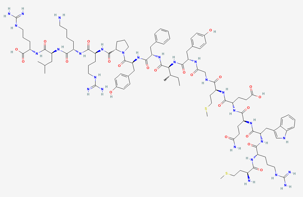 Two-dimensional chemical structure of MOTS-c, as depicted by PubChem